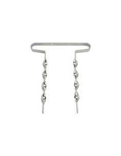 20 Lowrider Flat Twisted Bumper Front/Rear Chrome.